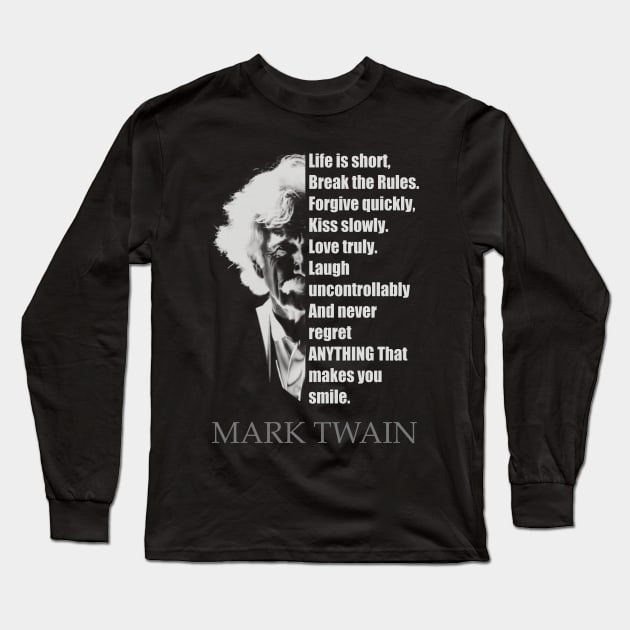 Mark Twain quote Long Sleeve T-Shirt by BAJAJU